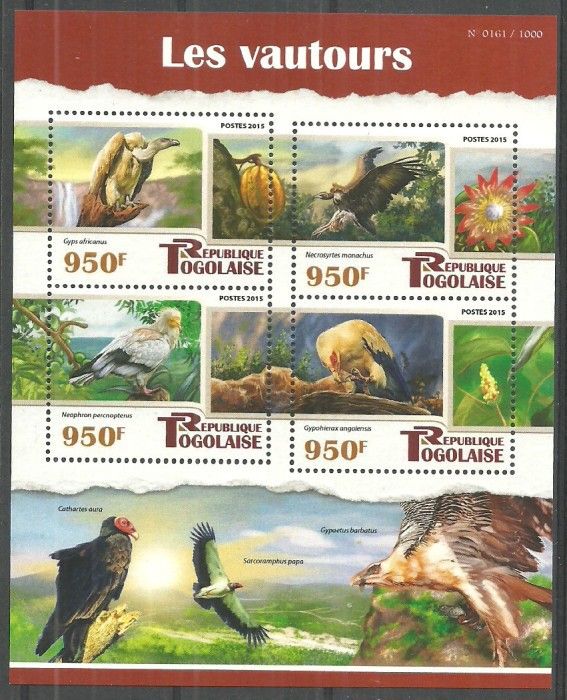 Znaczek Togo 2015 Mi ark 7023-7026 Czyste **