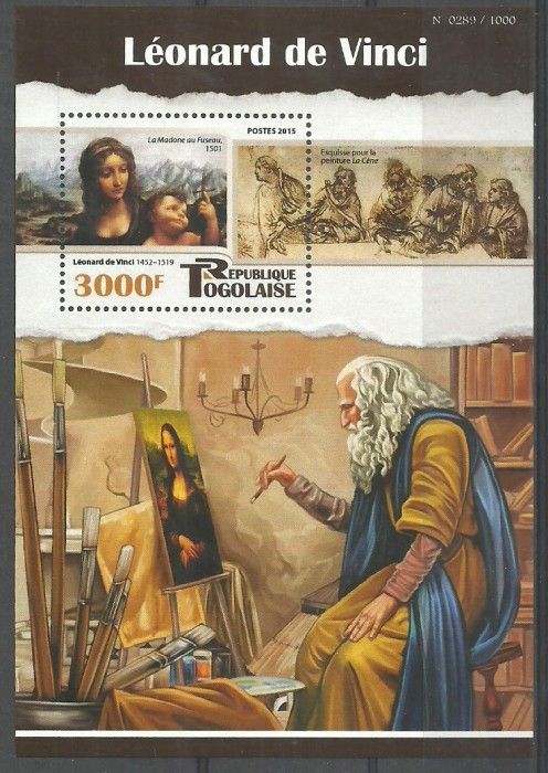 Znaczek Togo 2015 Mi bl 1227 Czyste **