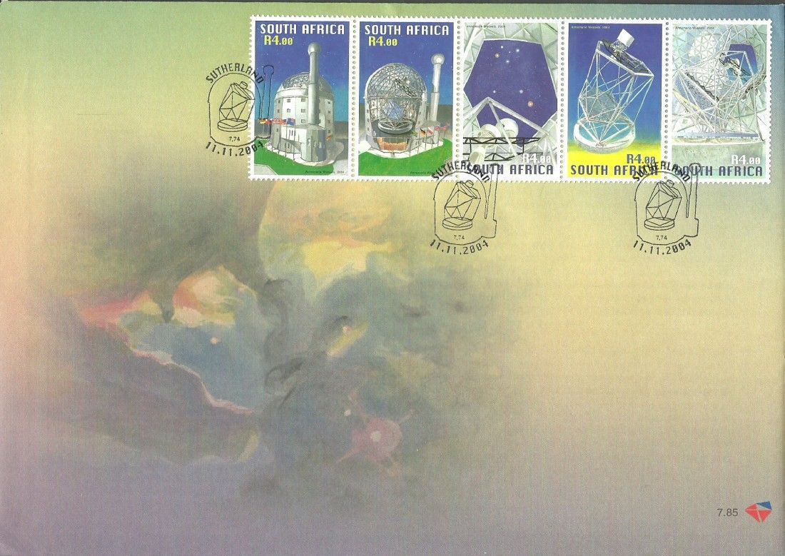 Znaczek Republika Południowej Afryki 2004 Mi 1617-1621 FDC