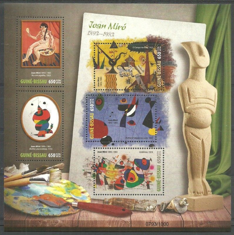 Znaczek Gwinea Bissau 2016 Mi ark 8560-8564 Czyste **