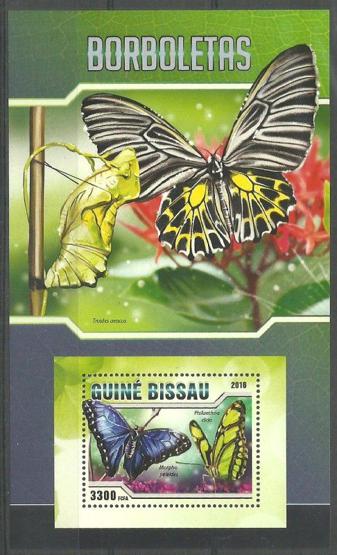 Znaczek Gwinea Bissau 2016 Mi bl 1488 Czyste **