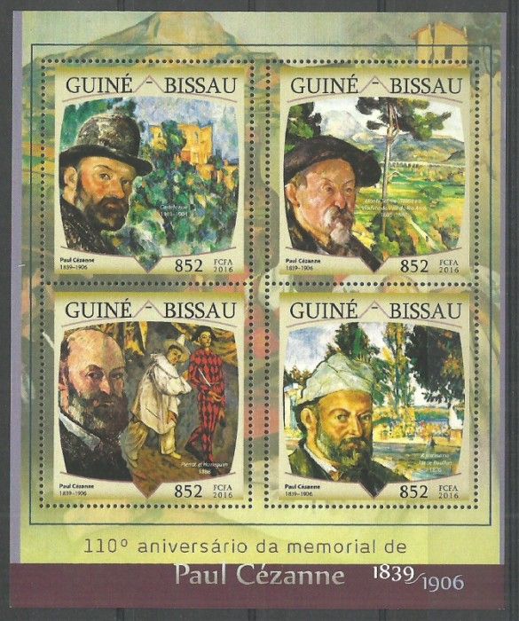 Znaczek Gwinea Bissau 2016 Mi ark 8644-8647 Czyste **