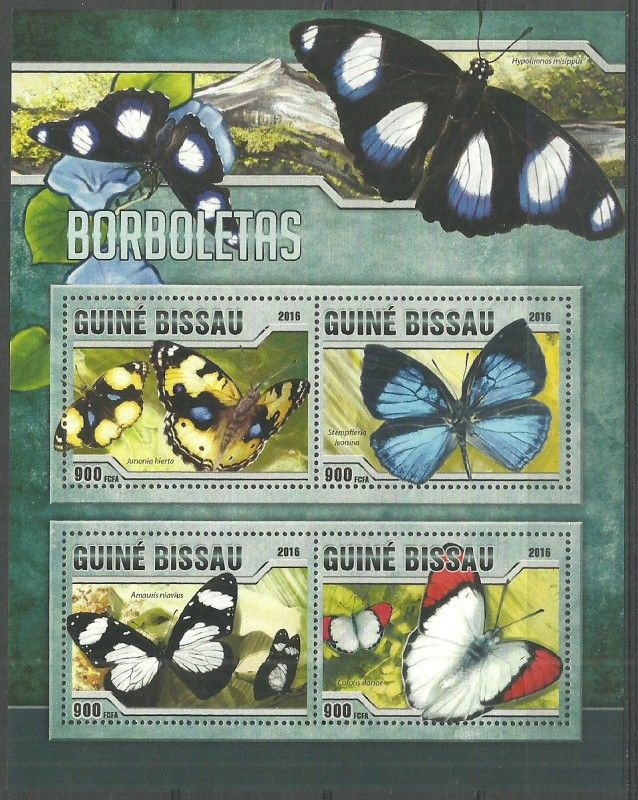 Znaczek Gwinea Bissau 2016 Mi ark 8712-8715 Czyste **