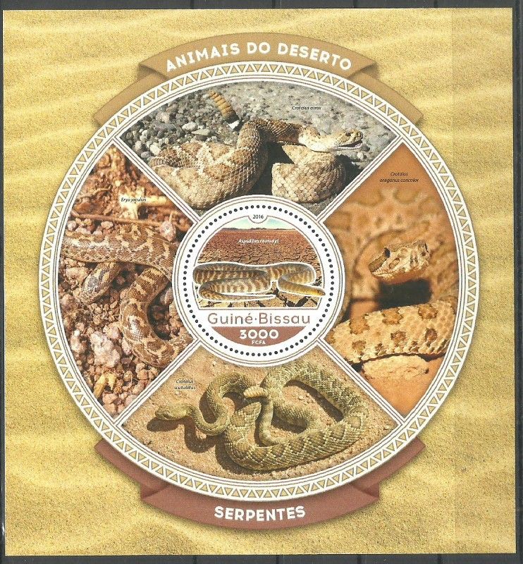 Znaczek Gwinea Bissau 2016 Mi bl 1523 Czyste **