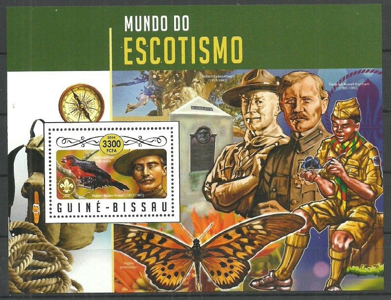 Znaczek Gwinea Bissau 2016 Mi bl 1550 Czyste **