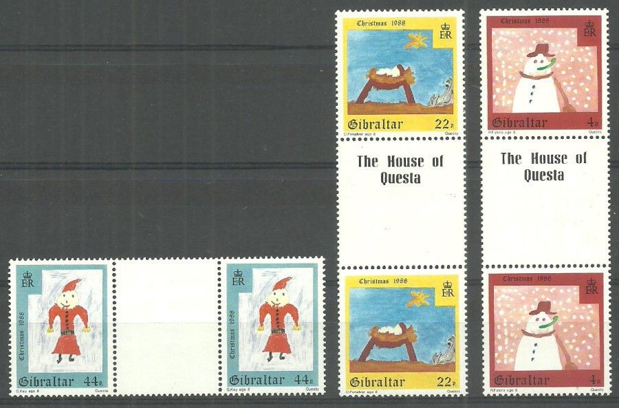 Znaczek Gibraltar 1988 Mi 560-562 Czyste **