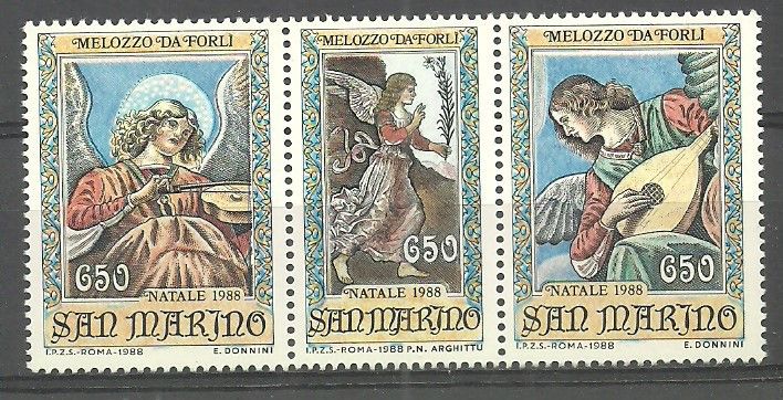 Znaczek San Marino 1988 Mi 1404-1406 Czyste **