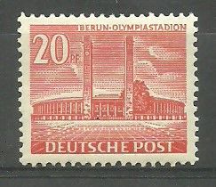 Znaczek Berlin, Niemcy 1953 Mi 113 Z podlepką *