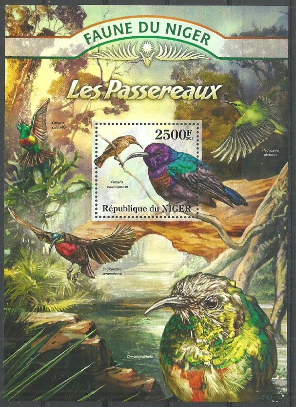 Znaczek Niger 2013 Mi bl 153 Czyste **