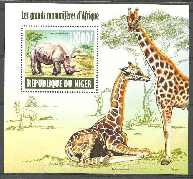 Znaczek Niger 2013 Mi bl 224 Czyste **