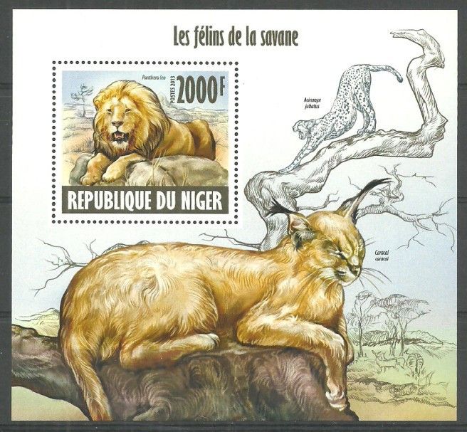 Znaczek Niger 2013 Mi bl 225 Czyste **