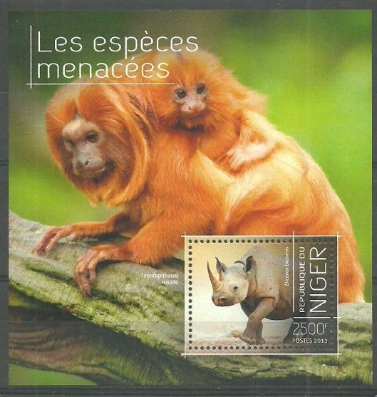Znaczek Niger 2013 Mi bl 253 Czyste **