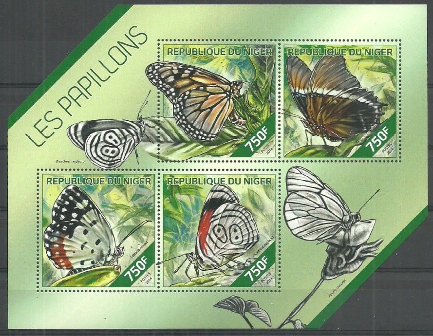 Znaczek Niger 2014 Mi ark 2775-2778 Czyste **