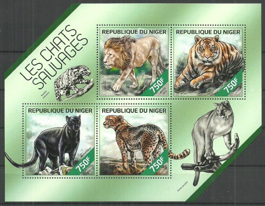 Znaczek Niger 2014 Mi ark 2845-2848 Czyste **