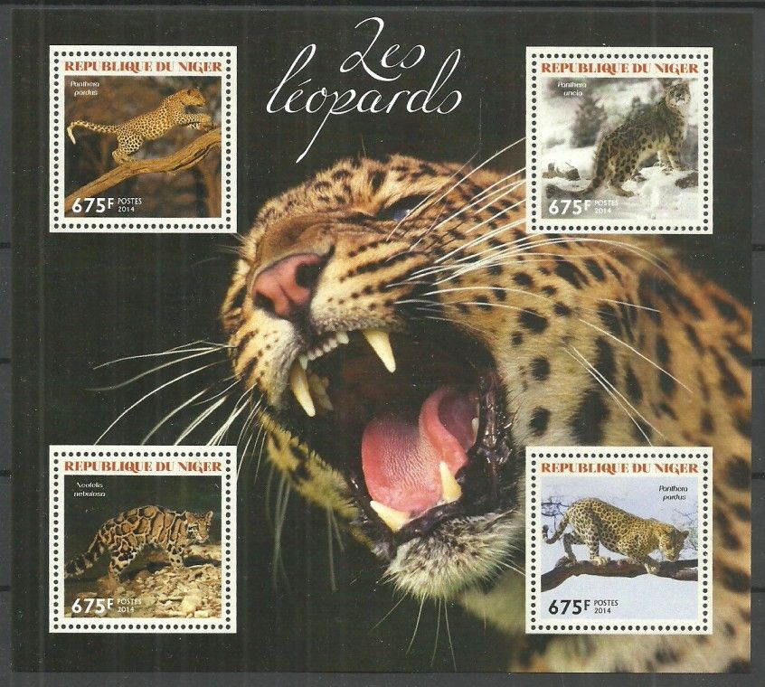Znaczek Niger 2014 Mi ark 2902-2905 Czyste **