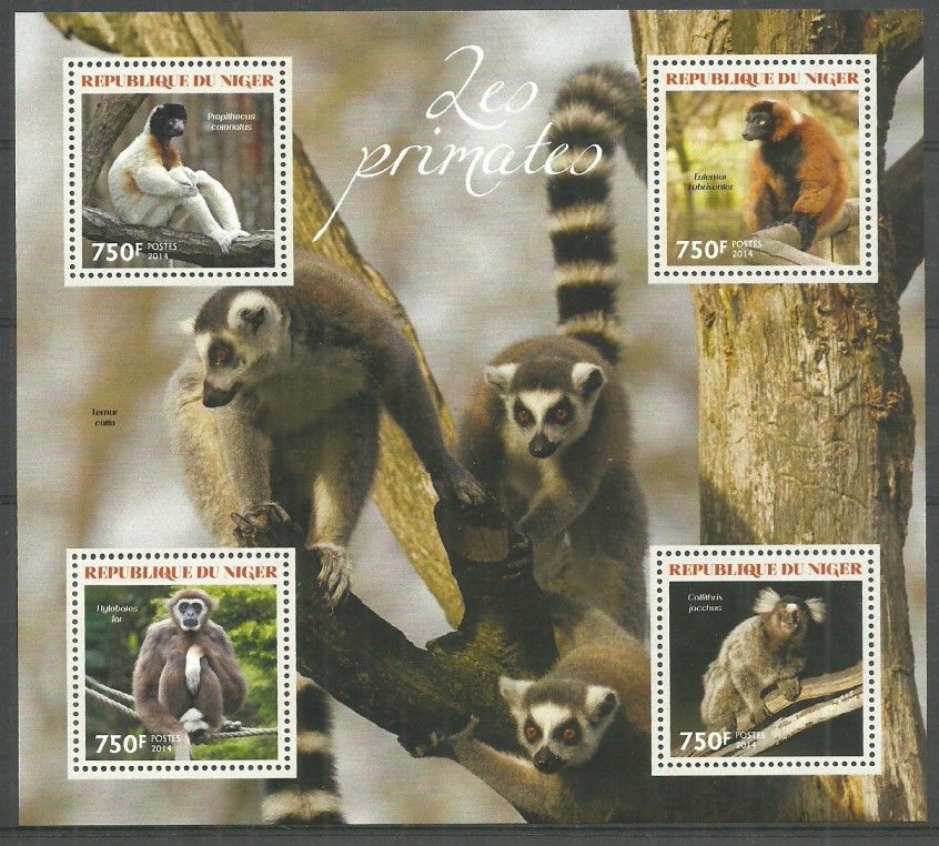 Znaczek Niger 2014 Mi ark 2957-2960 Czyste **