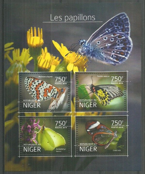 Znaczek Niger 2014 Mi ark 3174-3177 Czyste **