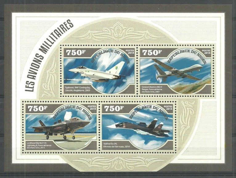 Znaczek Niger 2014 Mi ark 3239-3242 Czyste **