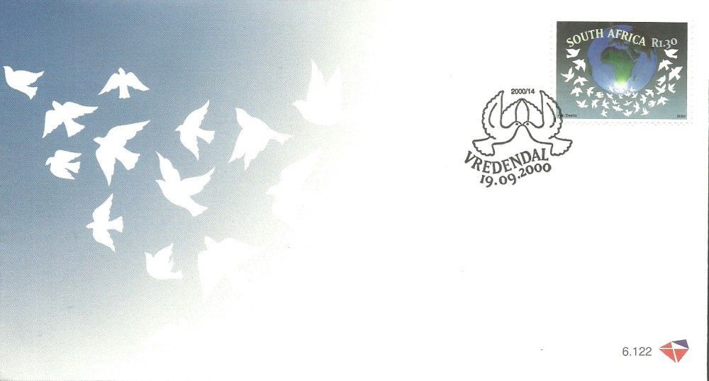 Znaczek Republika Południowej Afryki 2000 Mi 1277 FDC