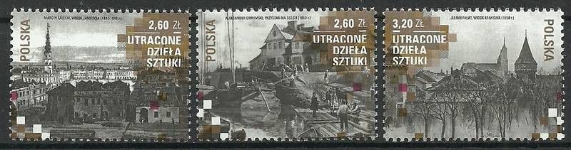 Znaczek Polska 2018 Mi 5027-5029 Fi 4877-4879 Czyste **
