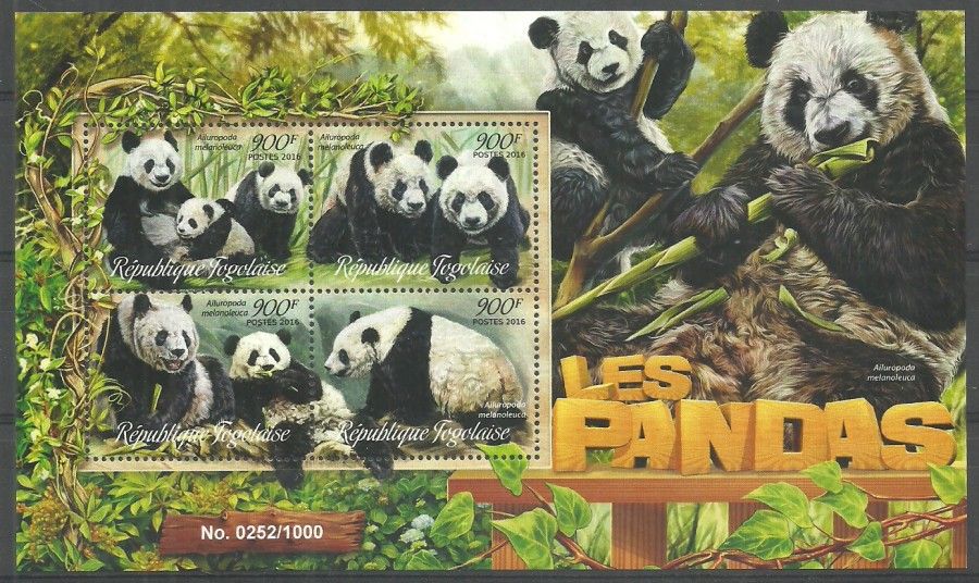 Znaczek Togo 2016 Mi ark 7434-7437 Czyste **