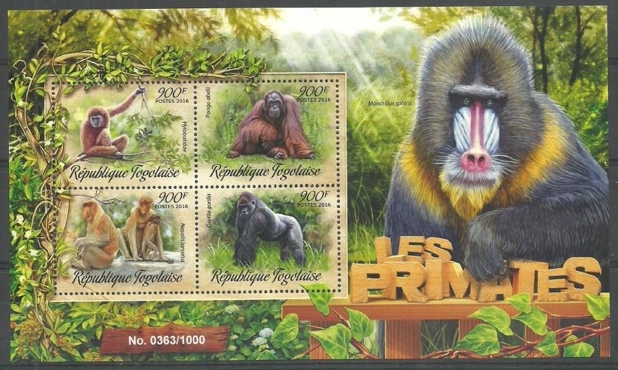 Znaczek Togo 2016 Mi ark 7469-7472 Czyste **