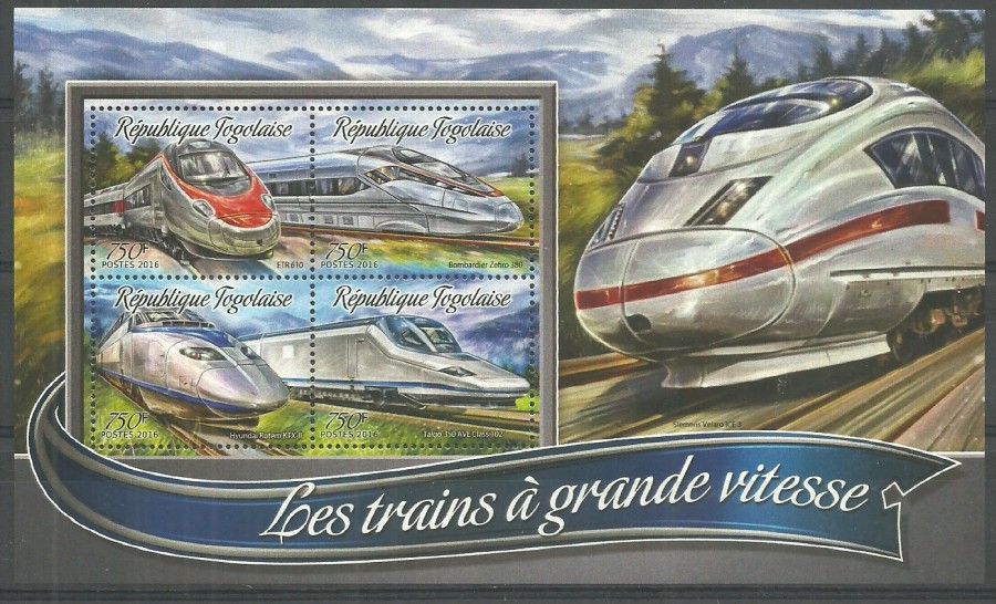 Znaczek Togo 2016 Mi ark 7499-7502 Czyste **