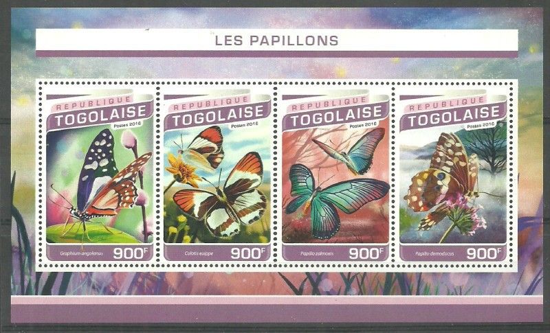 Znaczek Togo 2016 Mi ark 7714-7717 Czyste **