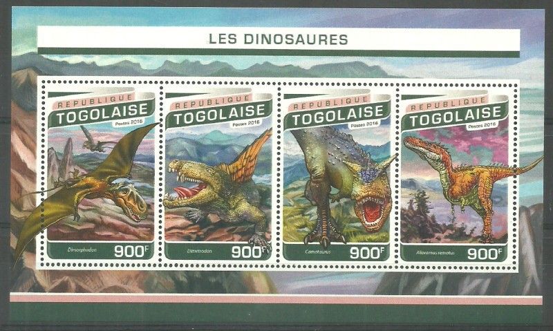 Znaczek Togo 2016 Mi ark 7719-7722 Czyste **