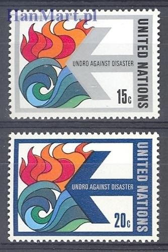 Znaczek Narody Zjednoczone Nowy Jork 1979 Mi 332-333 Czyste **