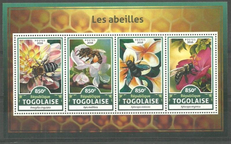 Znaczek Togo 2016 Mi ark 7834-7837 Czyste **