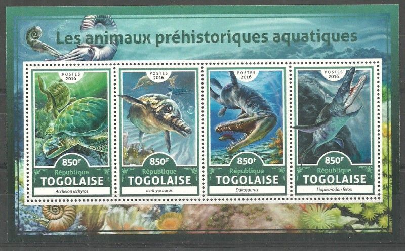 Znaczek Togo 2016 Mi ark 7839-7842 Czyste **