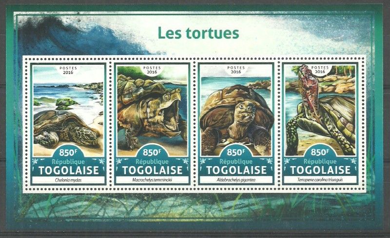 Znaczek Togo 2016 Mi ark 7844-7847 Czyste **