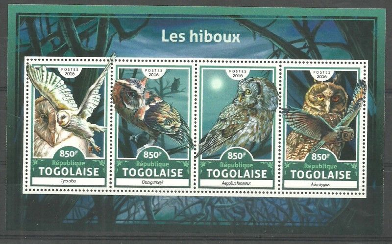 Znaczek Togo 2016 Mi ark 7849-7852 Czyste **