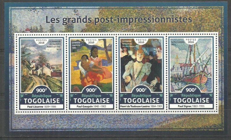 Znaczek Togo 2016 Mi ark 7874-7877 Czyste **