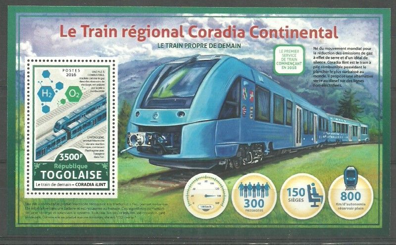 Znaczek Togo 2016 Mi bl 1389 Czyste **