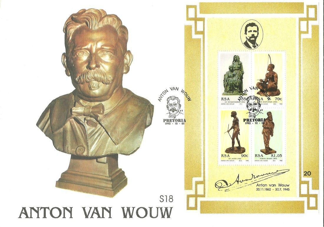 Znaczek Republika Południowej Afryki 1992 Mi bl 30 FDC