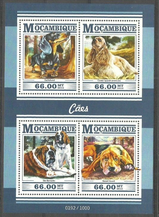 Znaczek Mozambik 2015 Mi ark 8014-8017 Czyste **