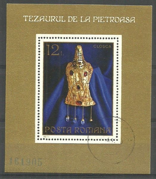 Znaczek Rumunia 1973 Mi abo bl 107 Stemplowane