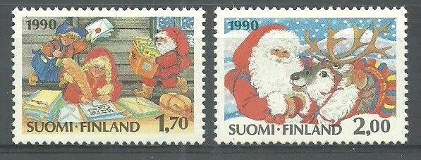 Znaczek Finlandia 1990 Mi 1124-1125 Czyste **