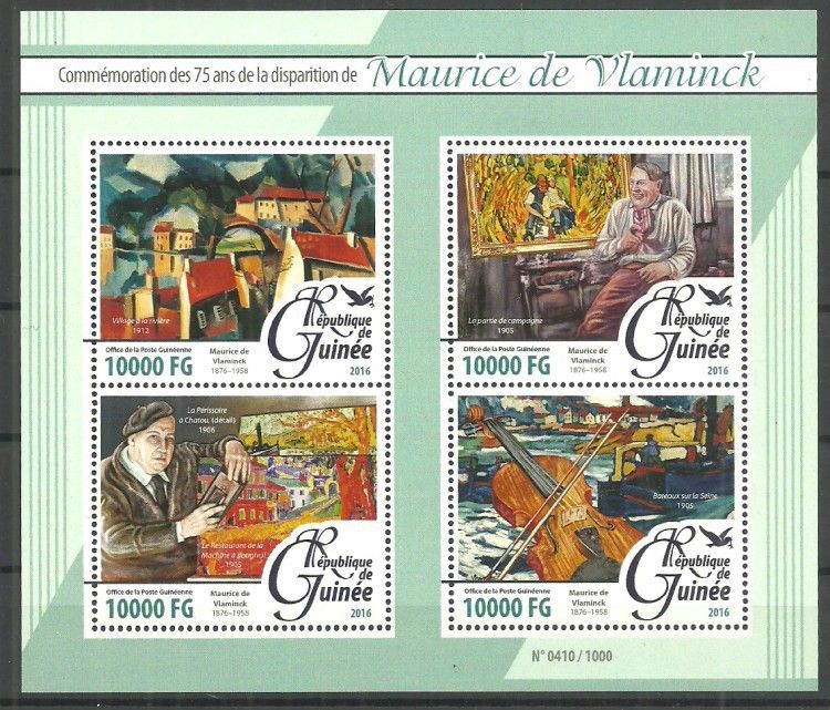 Znaczek Gwinea 2016 Mi ark 11593-11596 Czyste **