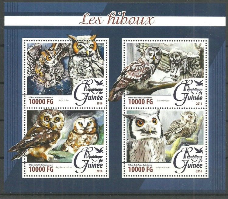 Znaczek Gwinea 2016 Mi ark 11671-11674 Czyste **