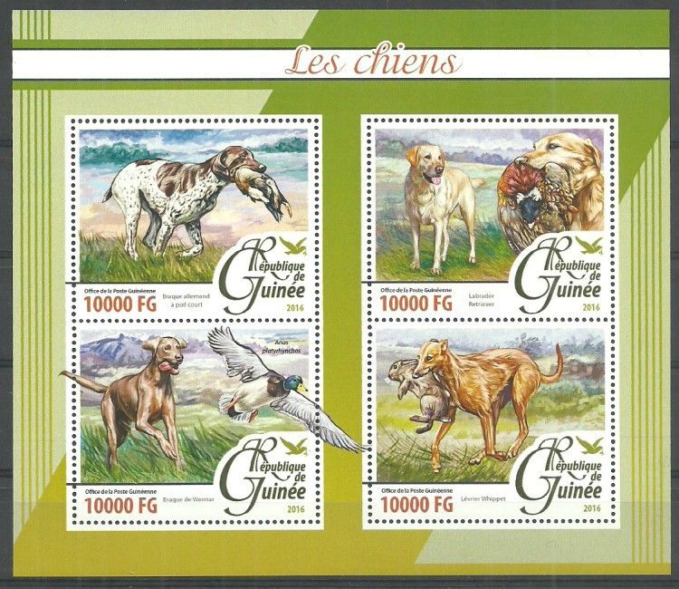 Znaczek Gwinea 2016 Mi ark 11676-11679 Czyste **