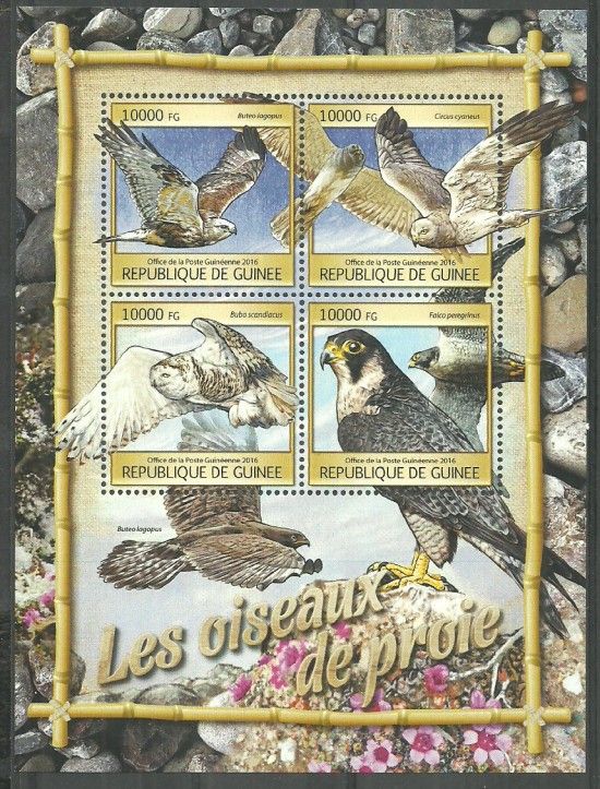 Znaczek Gwinea 2016 Mi ark 11831-11834 Czyste **