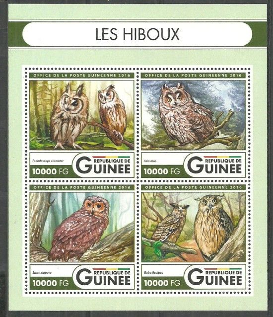 Znaczek Gwinea 2016 Mi ark 11936-11939 Czyste **