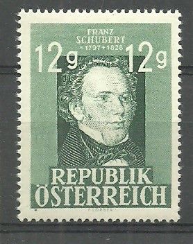 Znaczek Austria 1947 Mi 801 Czyste **