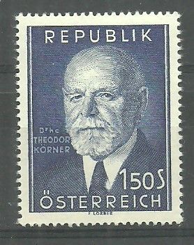 Znaczek Austria 1953 Mi 982 Czyste **