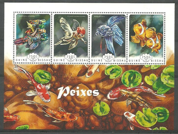 Znaczek Gwinea Bissau 2014 Mi ark 7326-7329 Czyste **