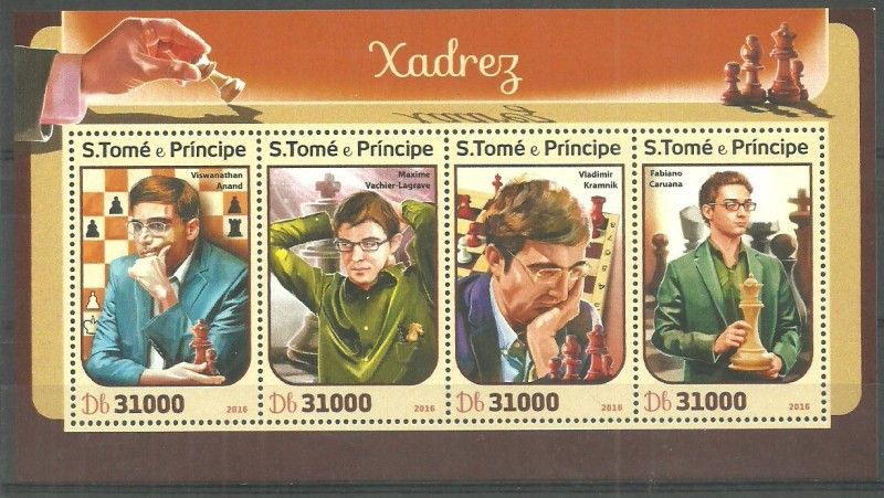 Znaczek Wyspy Św. Tomasza i Książęca 2016 Mi ark 6901-6904 Czyste **