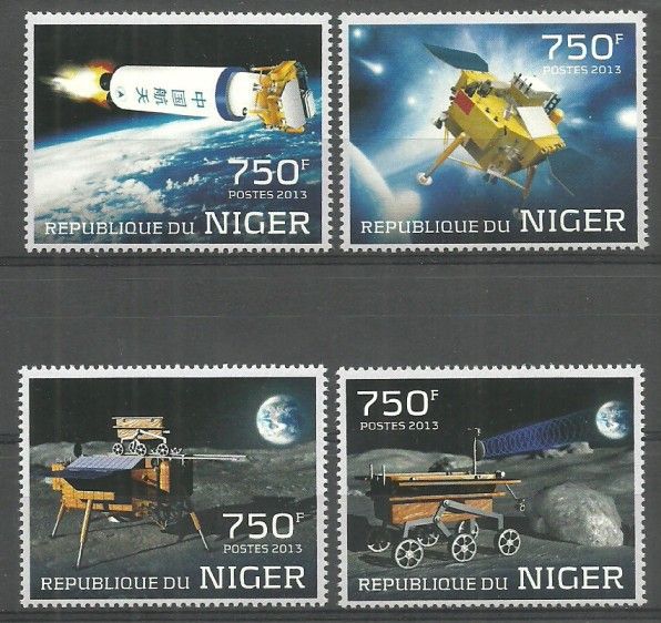 Znaczek Niger 2013 Mi 2521-2524 Czyste **
